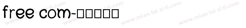 free com字体转换